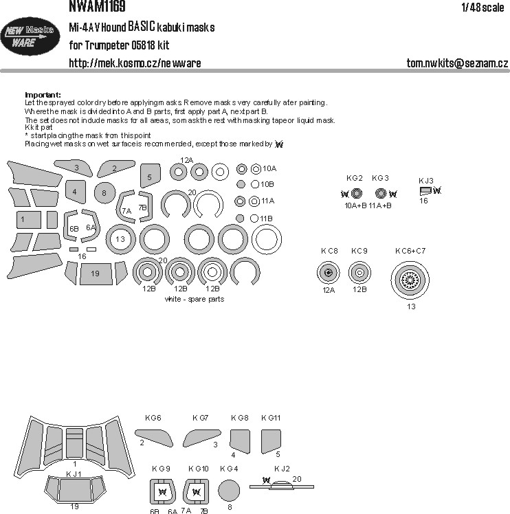 1/48 Mask Mi-4AV Hound BASIC (TRUMP)