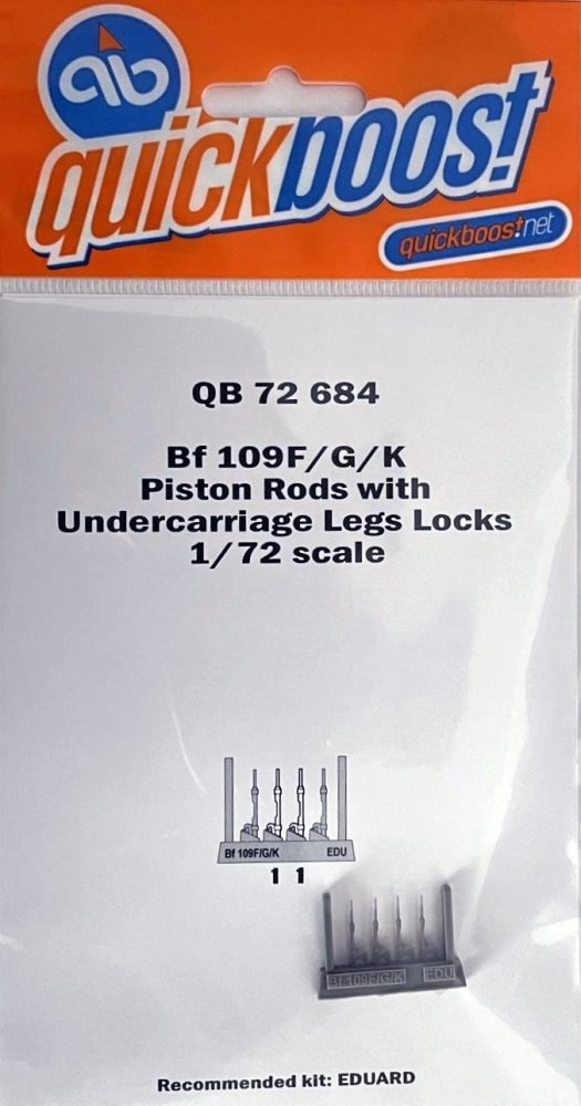 1/72 Bf 109F/G/K piston rods w/ undercar.legs lock