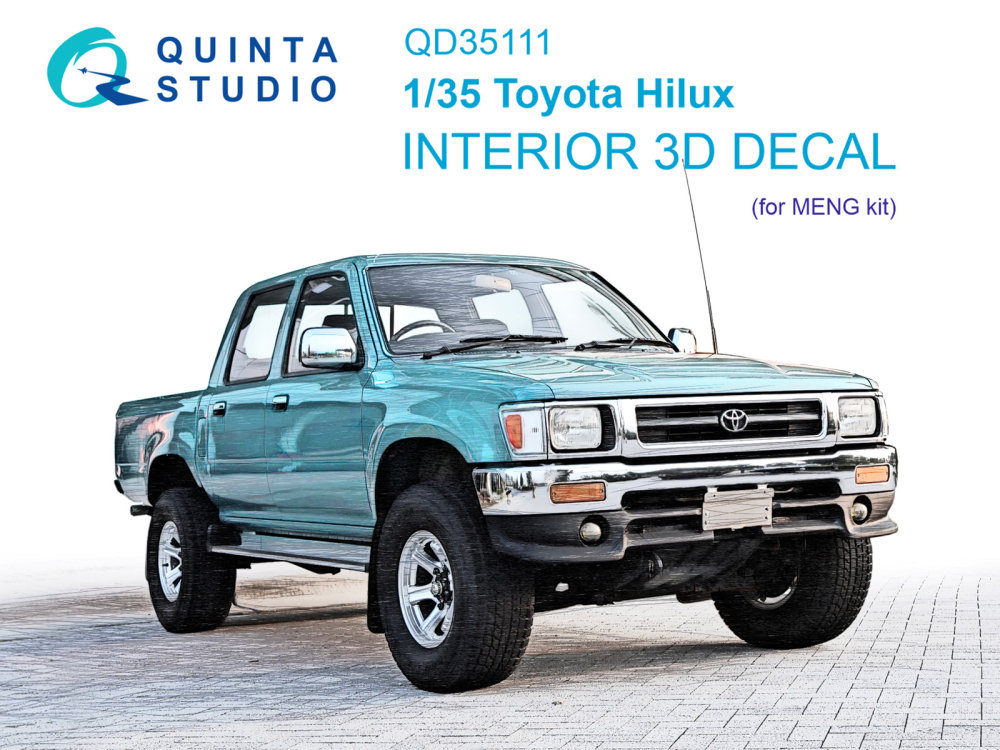 1/35 Toyota Hilux 3D-Print.&col.Interior (MENG)