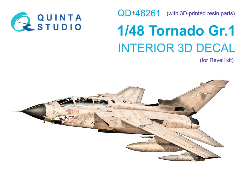 1/48 Tornado GR.1 3D-Print.&col.Inter. (REV) w/ 3D