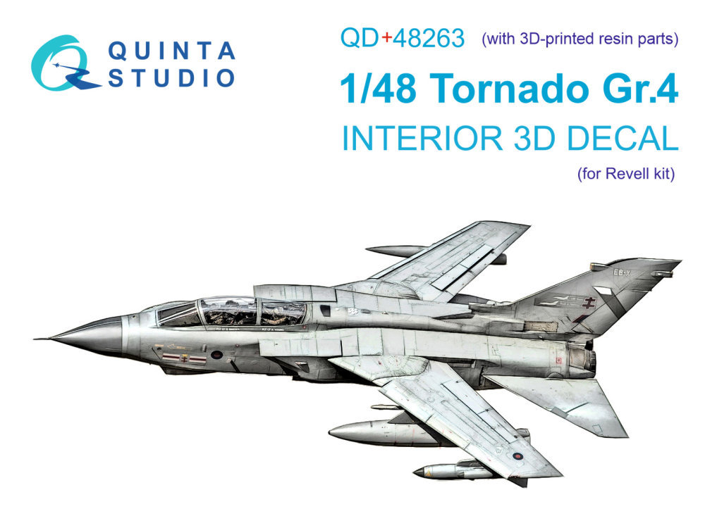 1/48 Tornado GR.4 3D-Print.&col.Int. (REV) w/ 3D