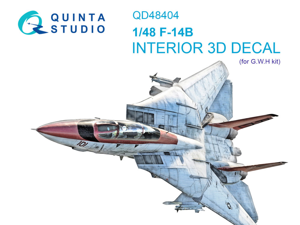 1/48 F-14B 3D-Print.&col.Interior (GWH)