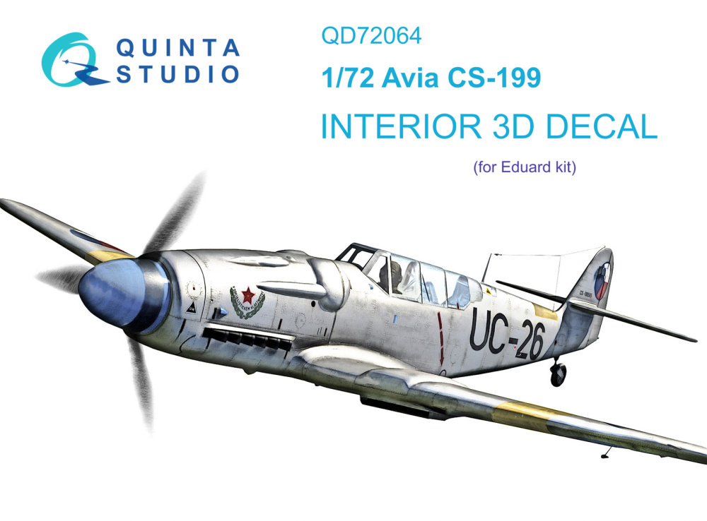 1/72 Avia CS-199 3D-Print.&colour.Interior (EDU)