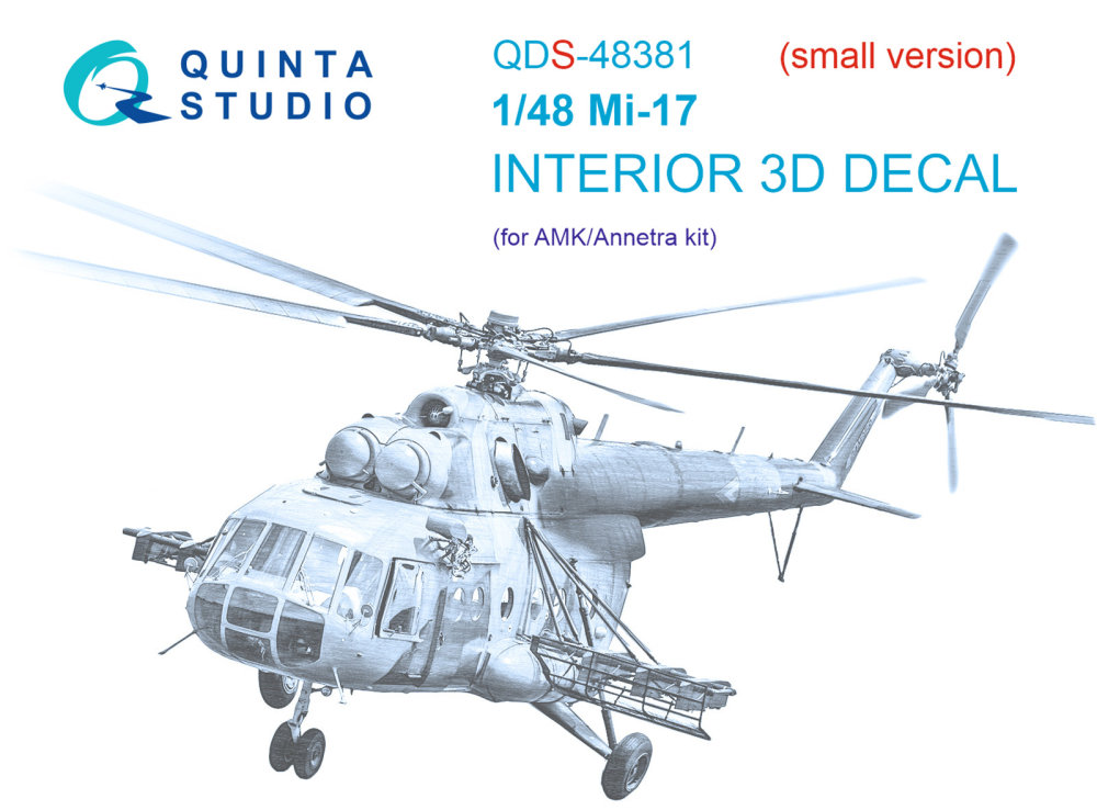 1/48 Mi-17 3D-Print.&colour.Interior (AMK) SMALL 