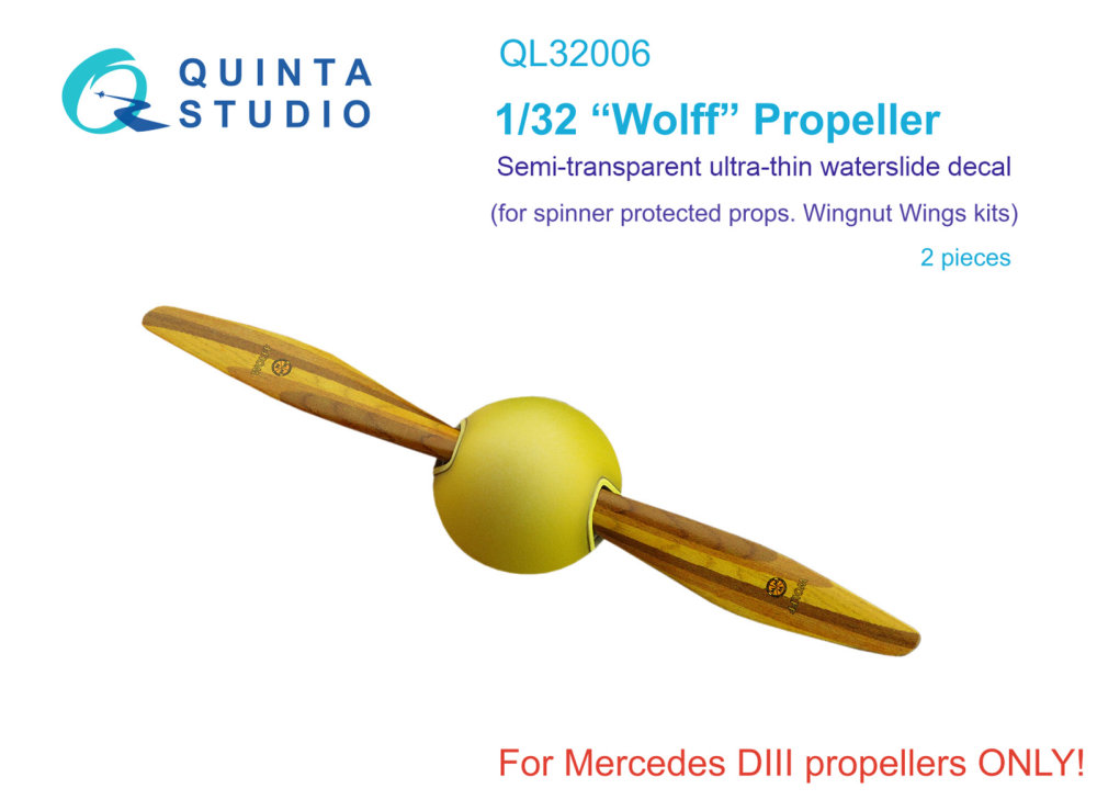 1/32 Wooden Propellers Wolff (WNW)
