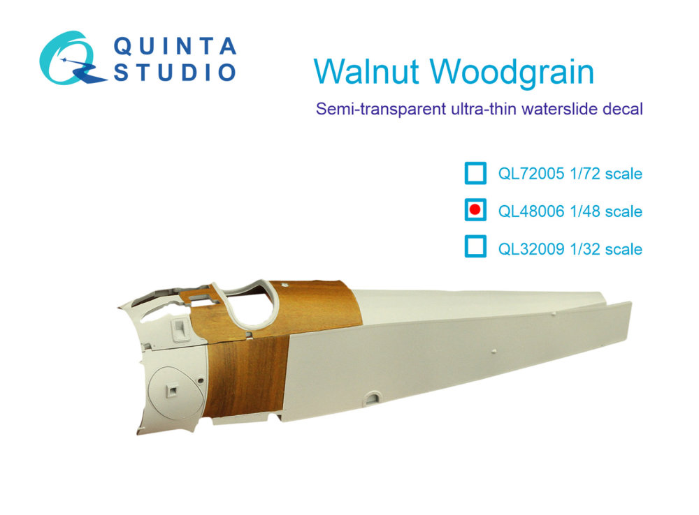 1/48 Walnut Woodgrain (all kits)