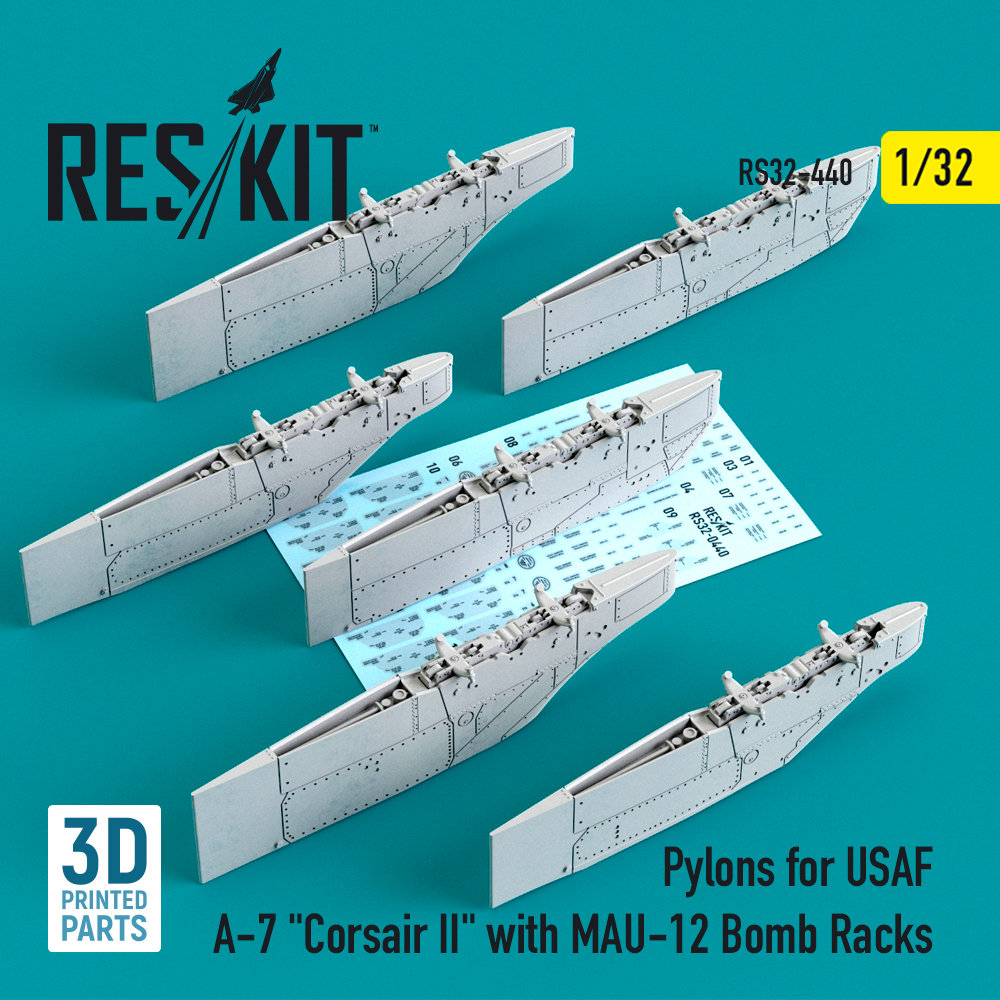 1/32 Pylons for USAF A-7 'Corsair II' w/ MAU-12