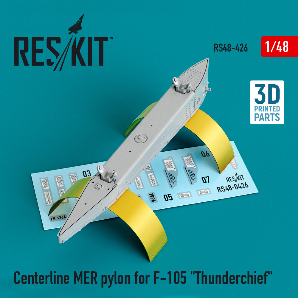 1/48 Centerline MER pylon for F-105 'Thunderchief'