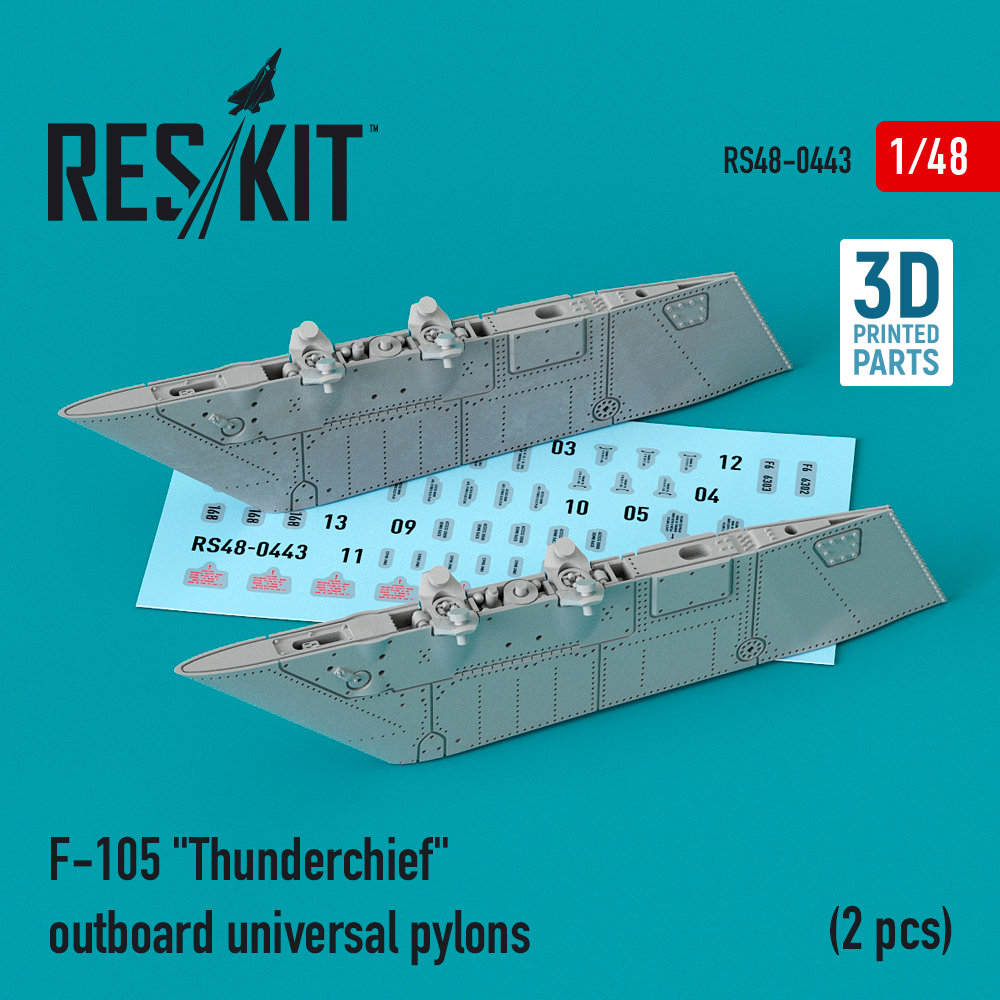1/48 F-105 'Thunderchief' outboard universal pylon