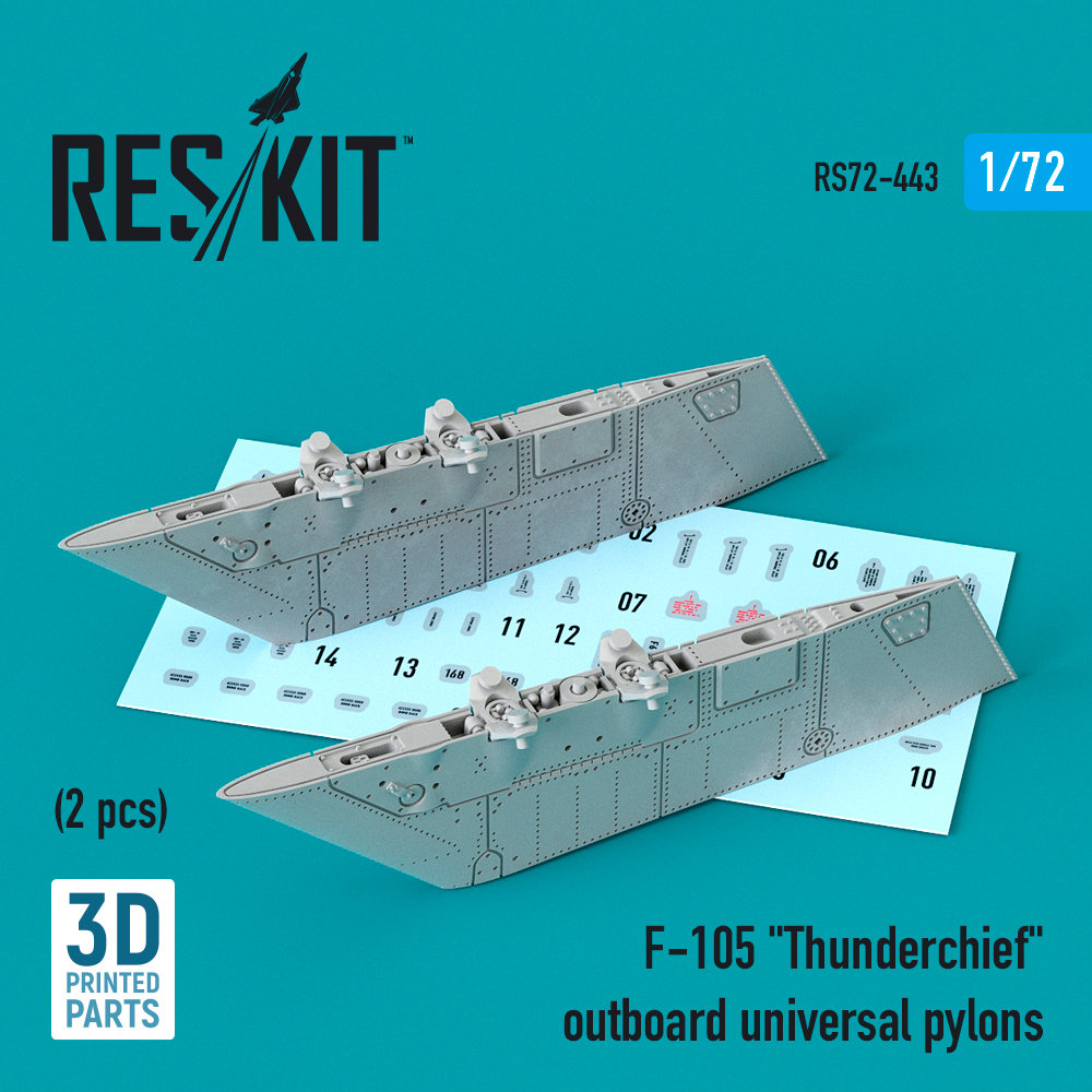 1/72 F-105 'Thunderchief' outboard universal pylon