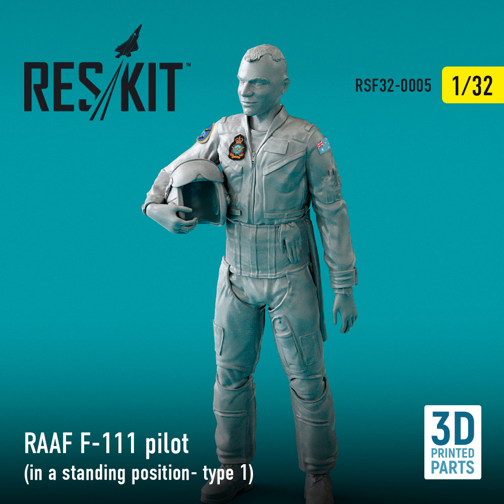 1/32 RAAF F-111 pilot in standing position type 1