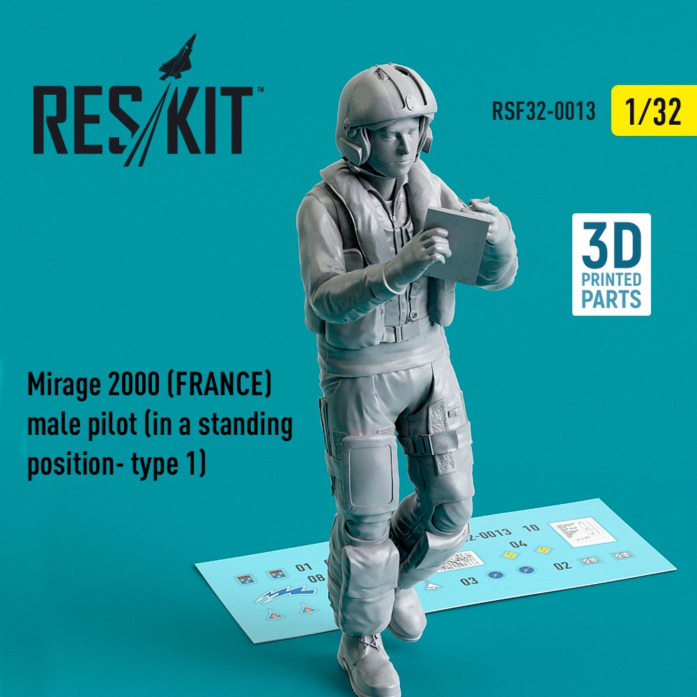 1/32 Mirage 2000 FRANCE male pilot - standing 1