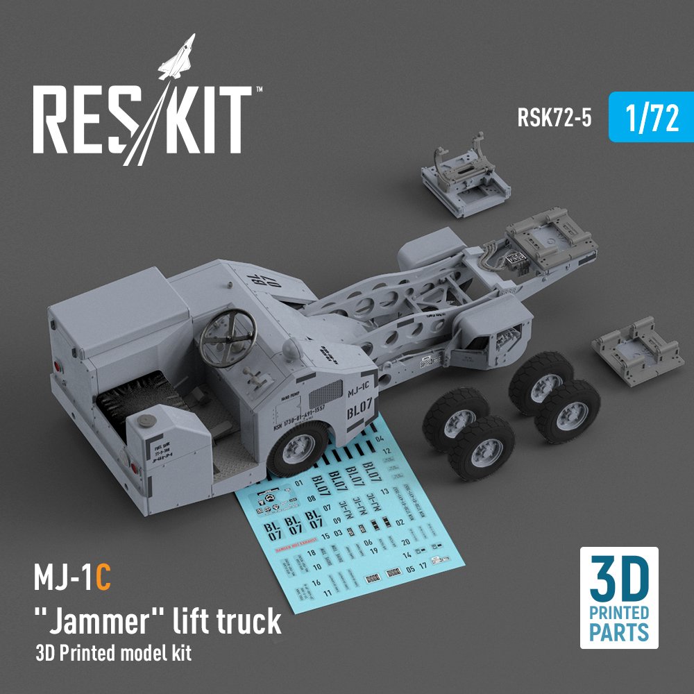 1/72 MJ-1C 'Jammer' lift truck (3D Printed model)