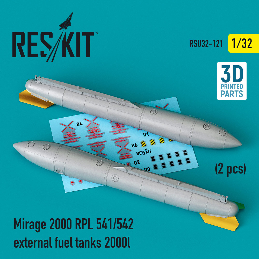 1/32 Mirage 2000 RPL 541/542 ext.fuel tanks 2000l