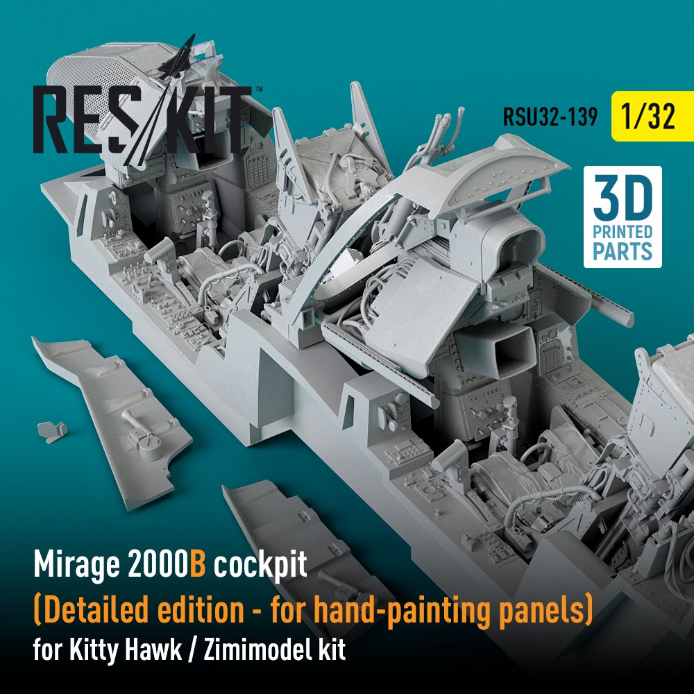 1/32 Mirage 2000B cockpit Detailed edition (KITTY)