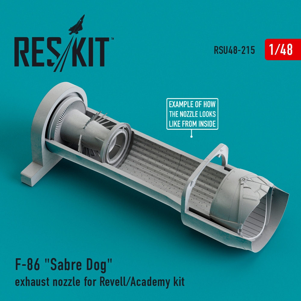 1/48 F-86 'Sabre Dog' exhaust nozzle (REV/ACAD)