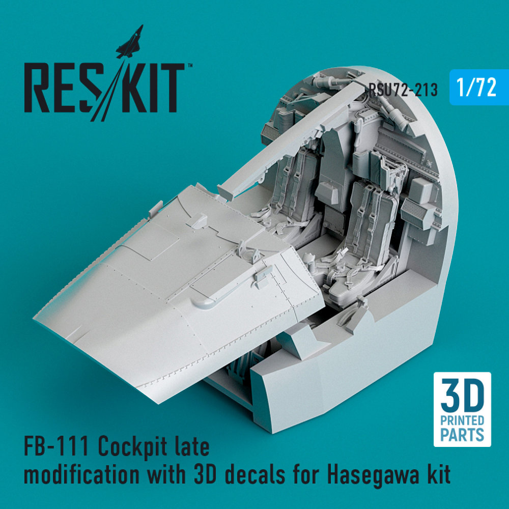 1/72 FB-111 Cockpit late modification w/ 3D decals