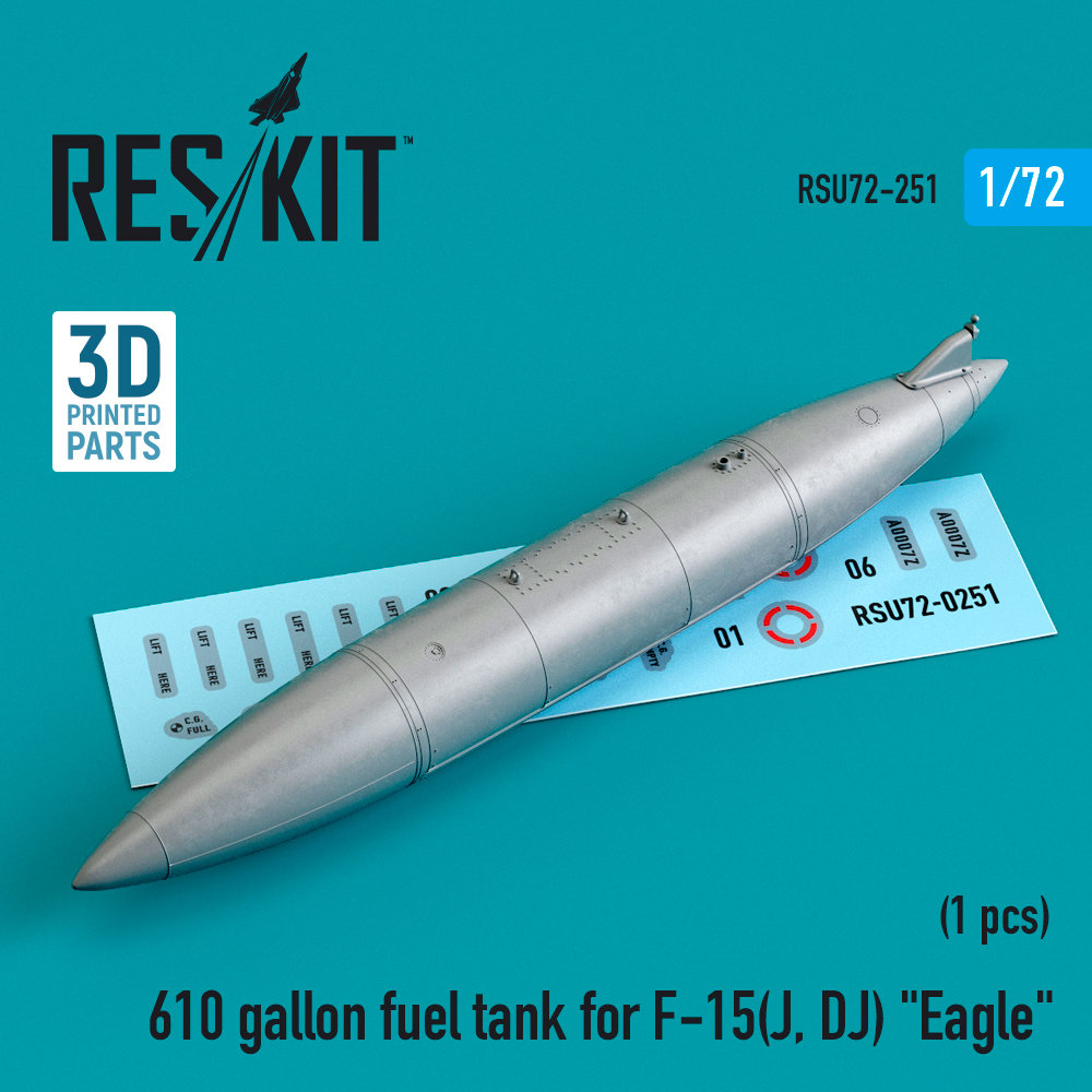 1/72 610 gallon fuel tank for F-15(J, DJ) 'Eagle' 