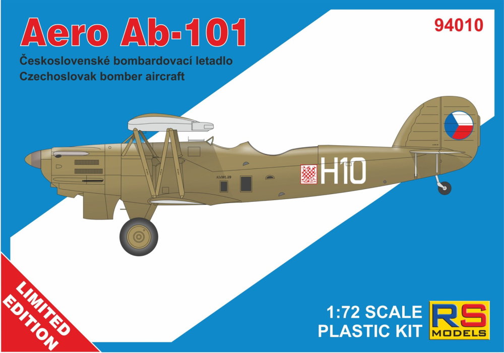 1/72 Aero Ab-101 Czechoslovak bomber aircraft
