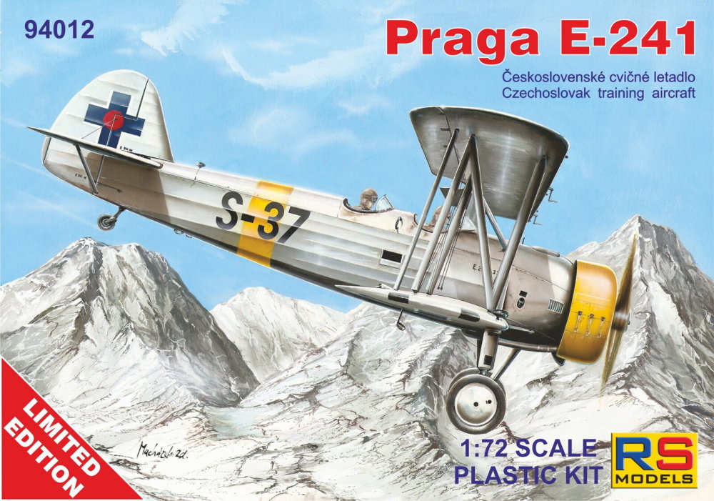 1/72 Praga E-241 Czechoslovak training aircraft