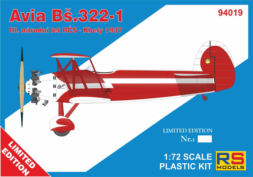 1/72 Avia Bš.322-1 Aerial Acrobatics, Kbely 137 