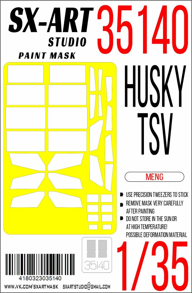1/35 Paint mask Husky TSV (MENG)