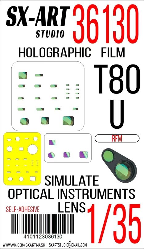 1/35 Holographic film T-80U (RFM)