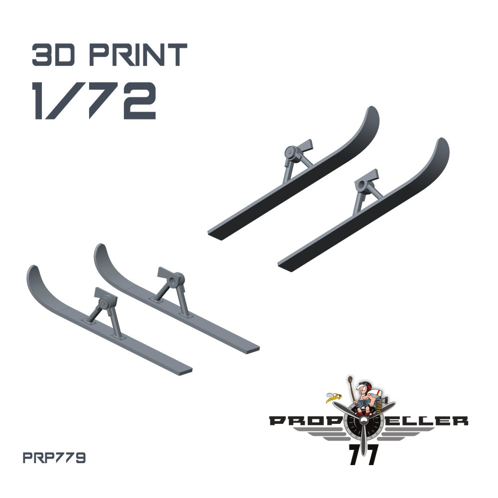 1/72 Avia BH-10 skis (KPM)