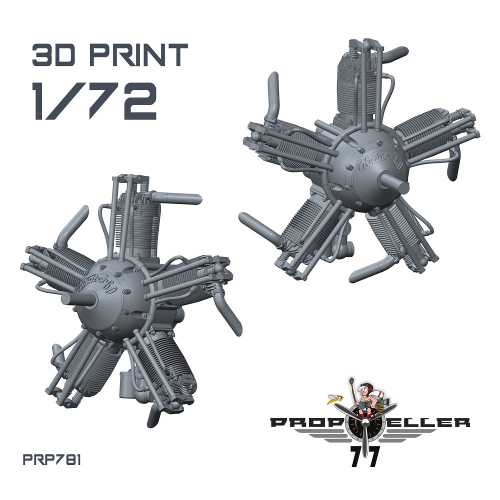 1/72 Walter NZ-60 engine for Avia BH-9/10/11 (KPM)