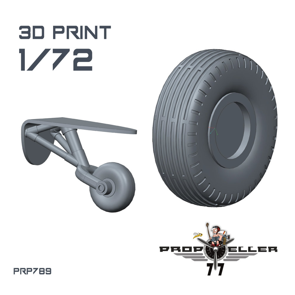 1/72 Iljusin IL-2 wheels (SMER)
