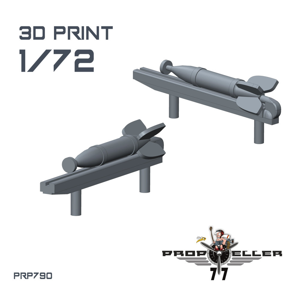 1/72 RS-82 Soviet WWII Rockets (8 pcs.)