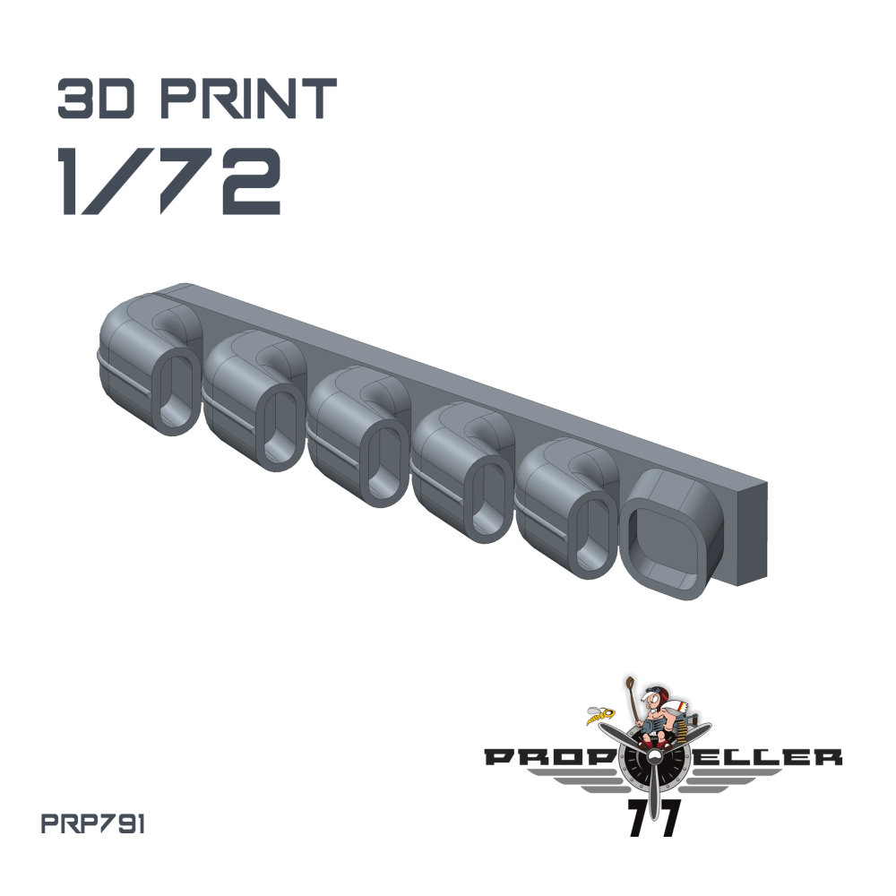1/72 Iljusin IL-2 exhaust (SMER)