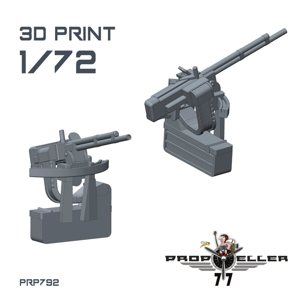 1/72 IL-2M machine guns UBT 12 mm