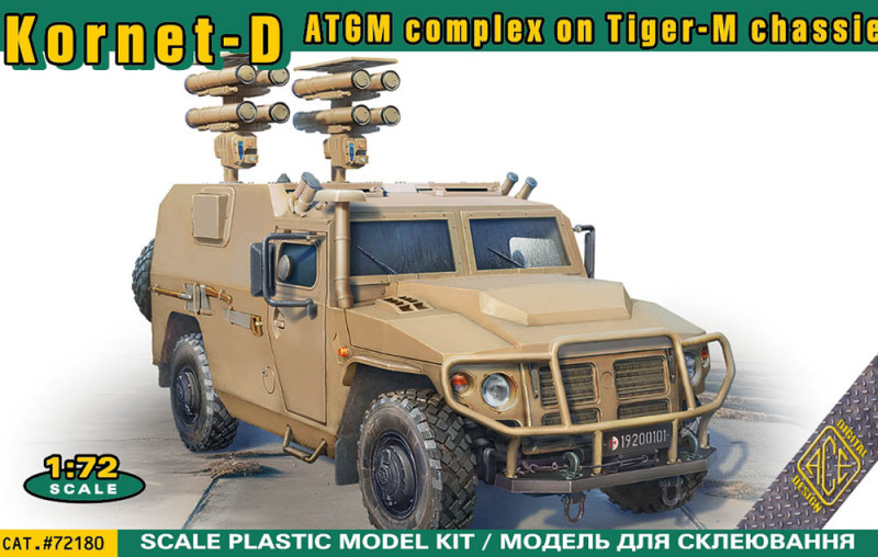 1/72 Kornet-D ATGM complex on Tiger-M chassie