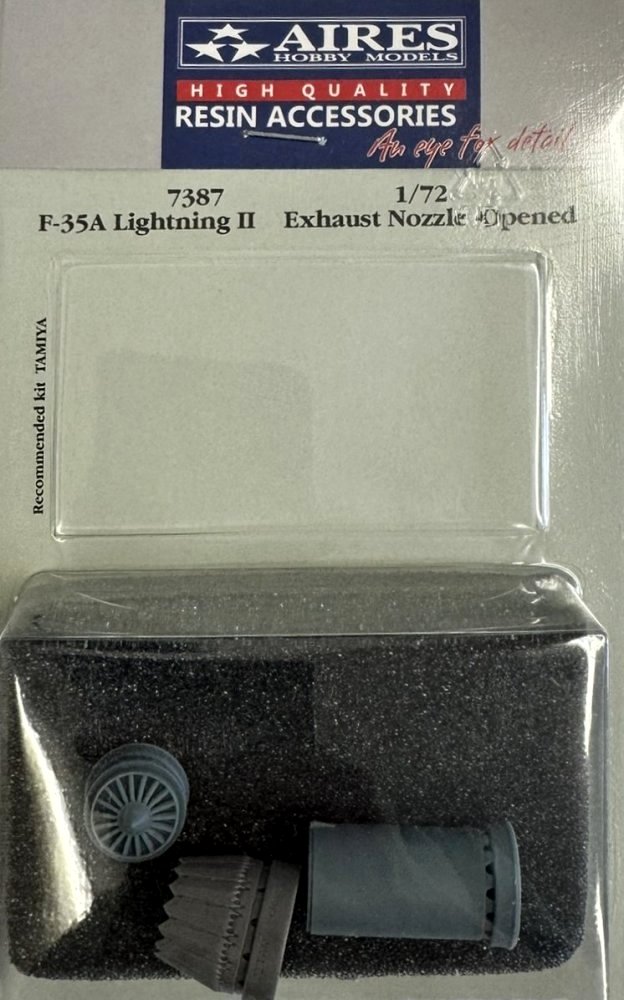 1/72 F-35A Lightning II exh.nozzle - opened (TAM)