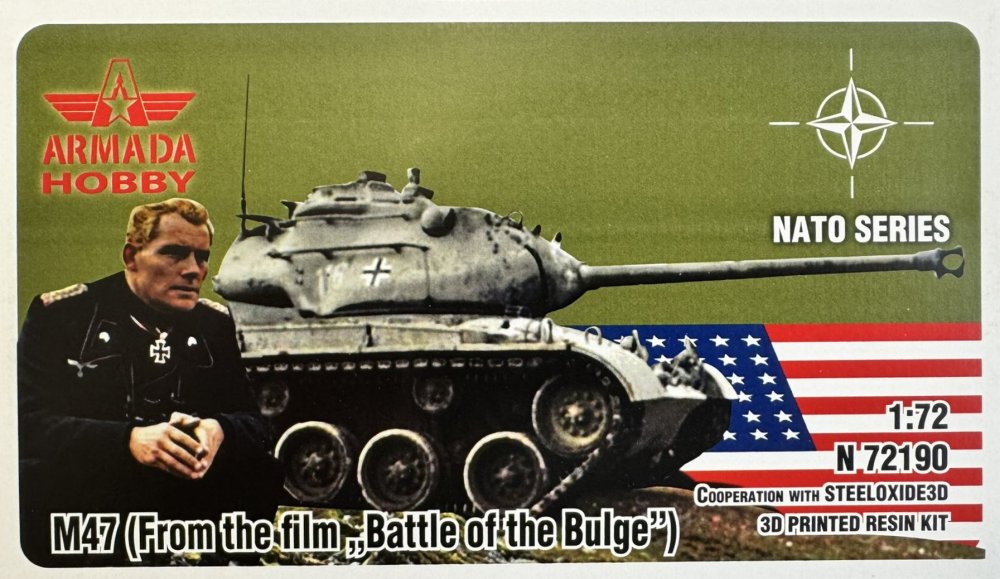 1/72 M47 - from movie 'Battle of the Bulge' (3D)