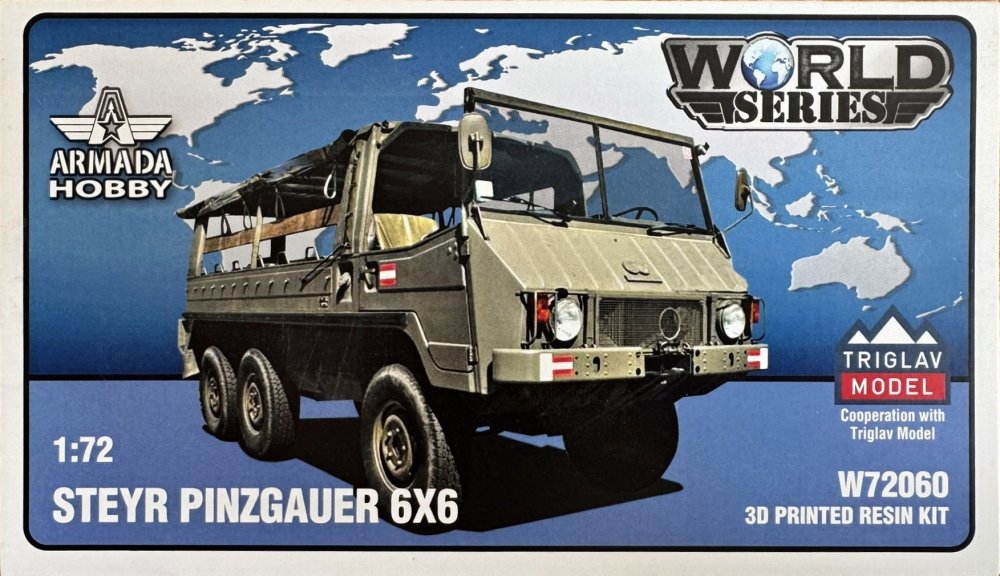 1/72 Steyr Pinzgauer 6x6 (3D resin kit)
