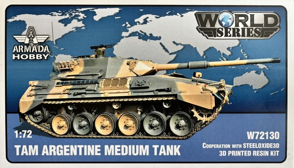 1/72 TAM Argentine Medium Tank (3D resin kit)