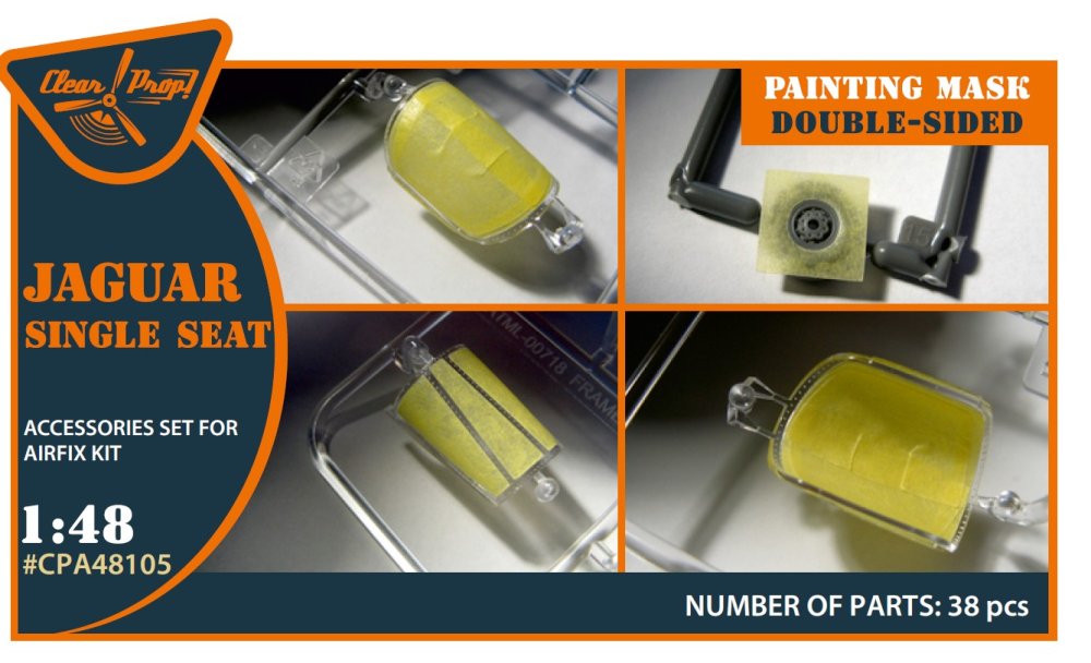 1/48 Jaguar - Single seat pant.mask double-sided