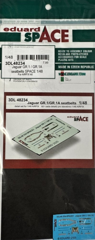 1/48 Jaguar GR.1 / GR.1A seatbelts SPACE (AIRF)