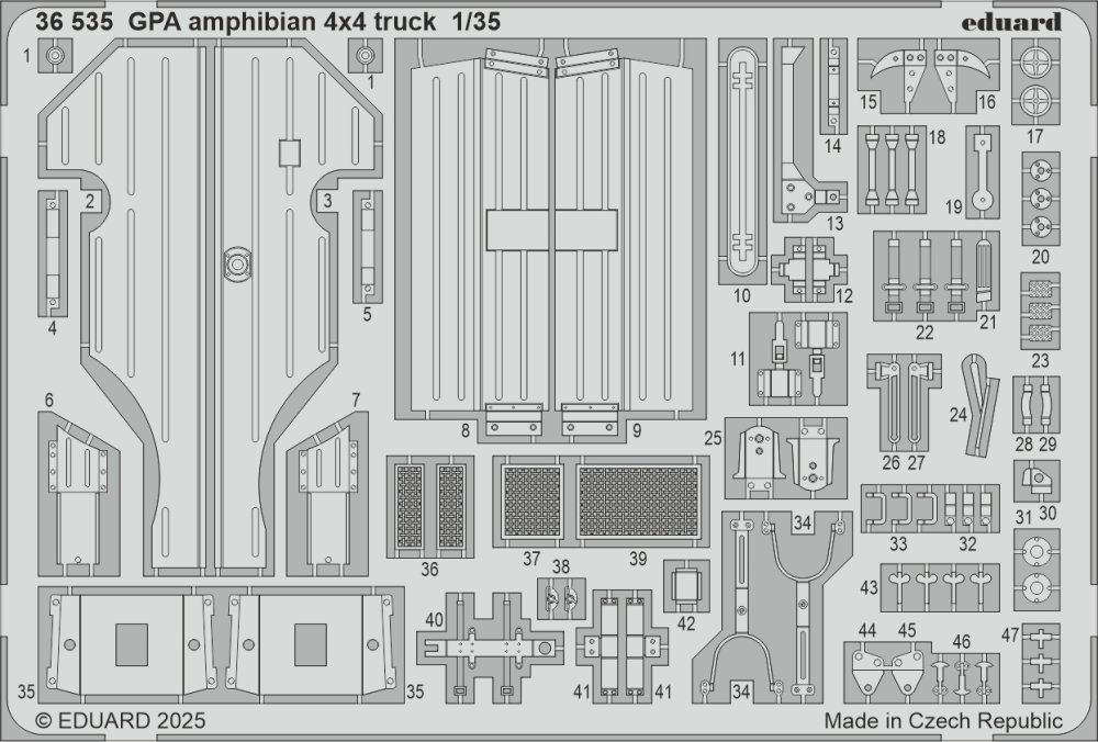 SET GPA amphibian 4x4 truck (TAM)