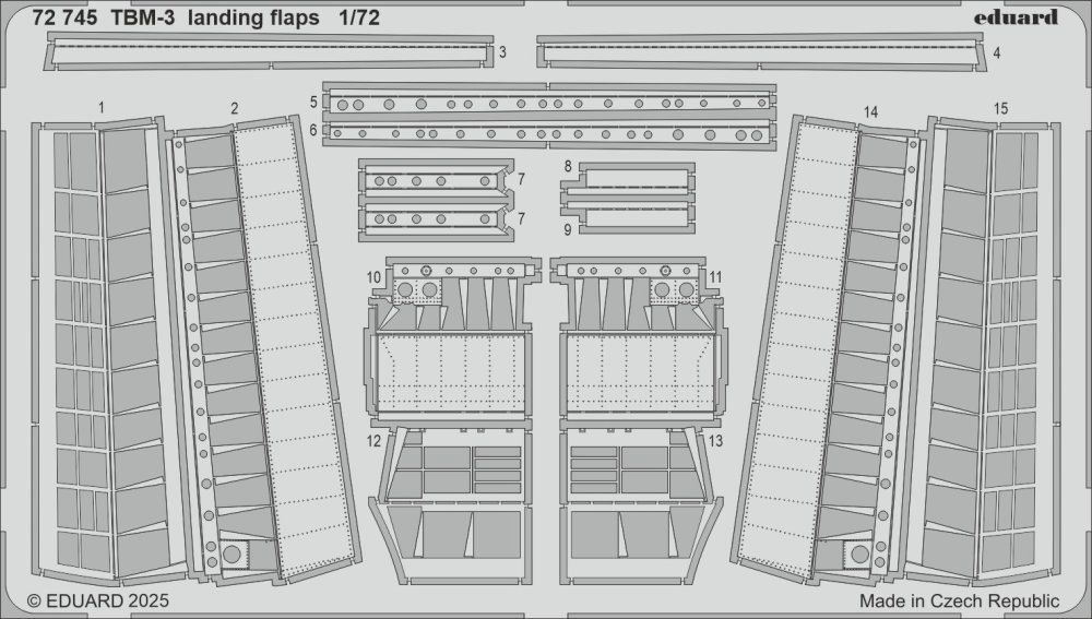 SET TBM-3 landing flaps (HOBBYB)
