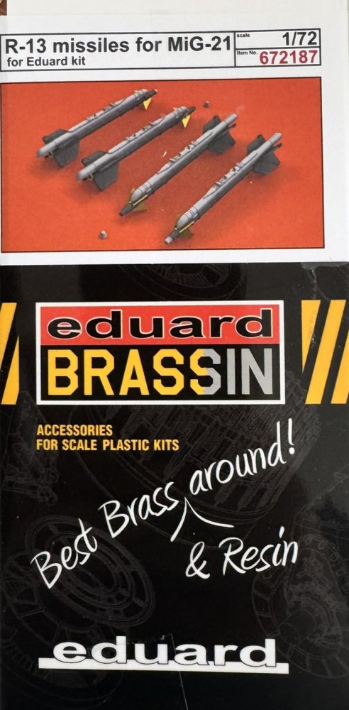 BRASSIN 1/72 R-13M missiles for MiG-21
