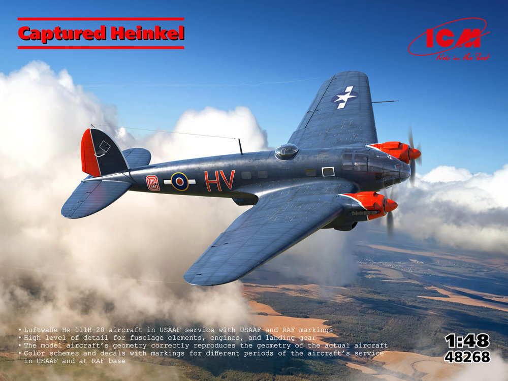 1/48 Captured Heinkel (USAAF/RAF)