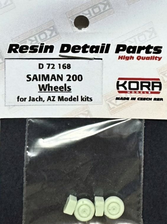 1/72 Saiman 200 Wheels (JACH/AZ)