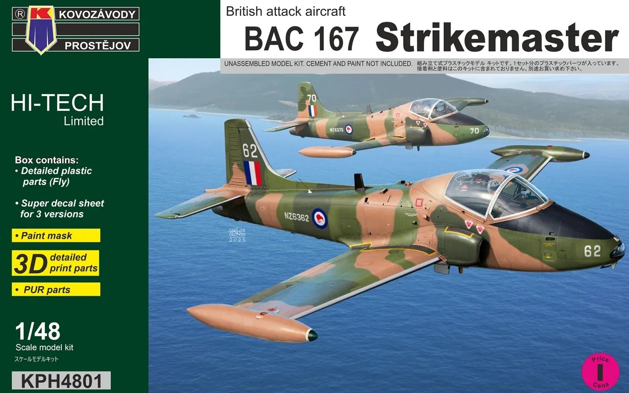 1/48 BAC 167 Strikemaster (3x camo, ex-FLY)