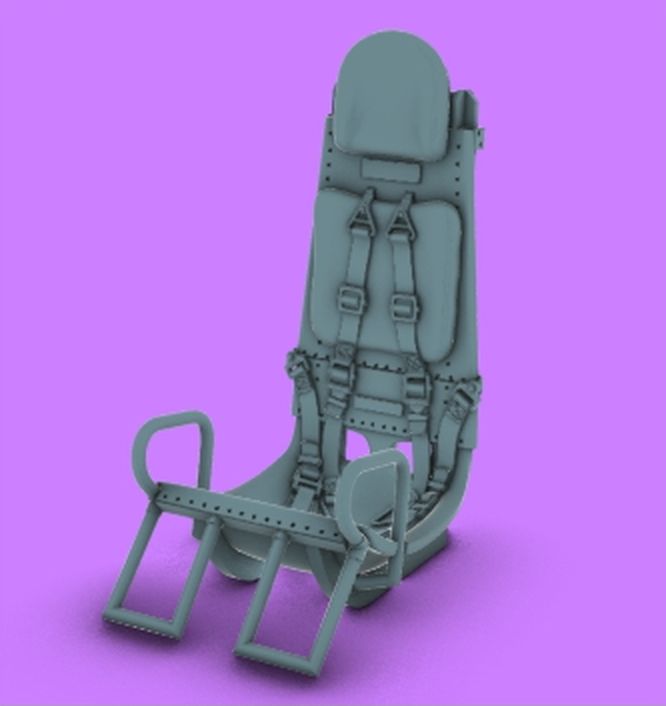 1/72 He 162 seat (SP.HOB./AZ) 3D-Printed