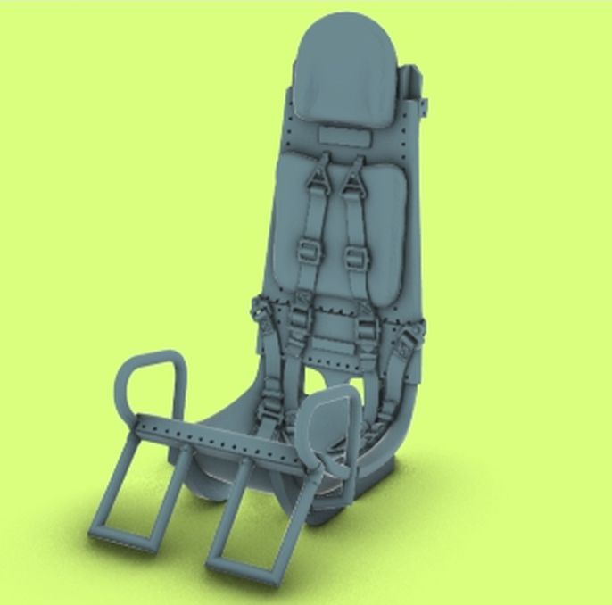 1/72 He 280 seat (RS MODEL) 3D-Printed