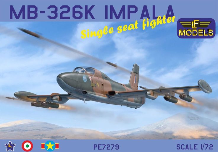 1/72 MB-326K Impala Single Seat Fighter (3x camo)