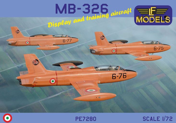 1/72 MB-326 Display & Training Aircraft (4x camo)